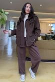 Mercer Soft Twill Jacket Mahogany 